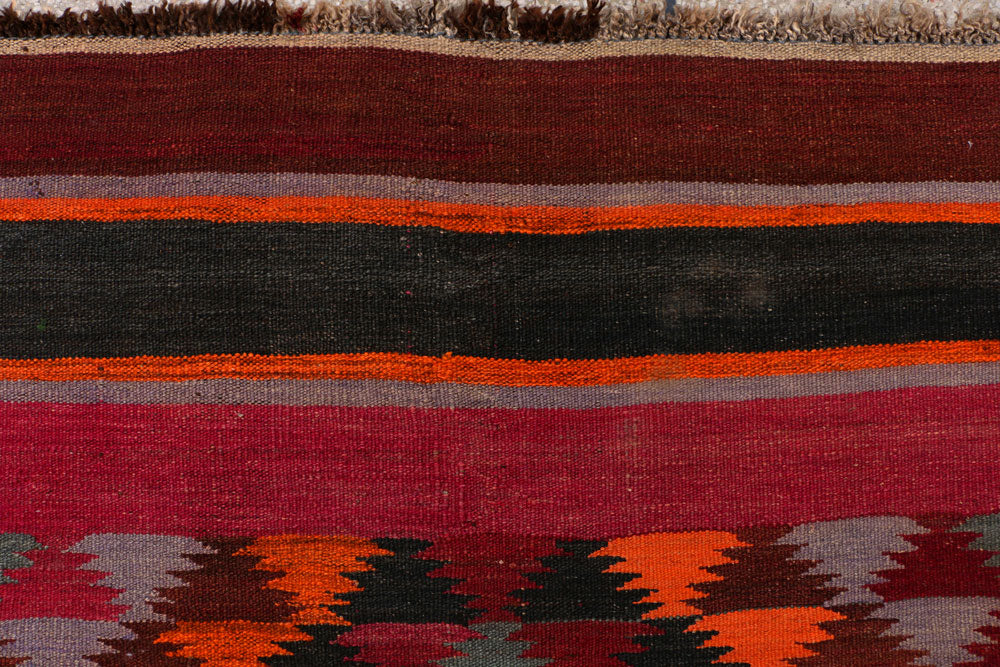 Multi Colored Kilim 3' 9 x 10' 6 - No. 39594 - ALRUG Rug Store