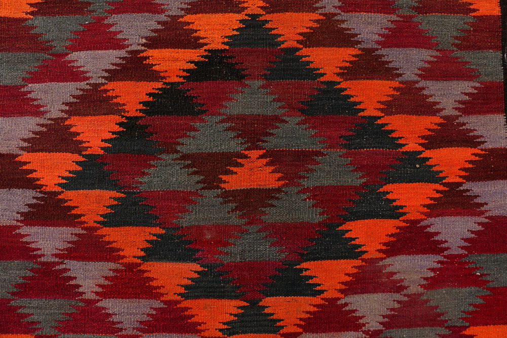 Multi Colored Kilim 3' 9 x 10' 6 - No. 39594 - ALRUG Rug Store