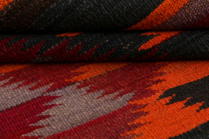 Multi Colored Kilim 3' 9 x 10' 6 - No. 39594 - ALRUG Rug Store