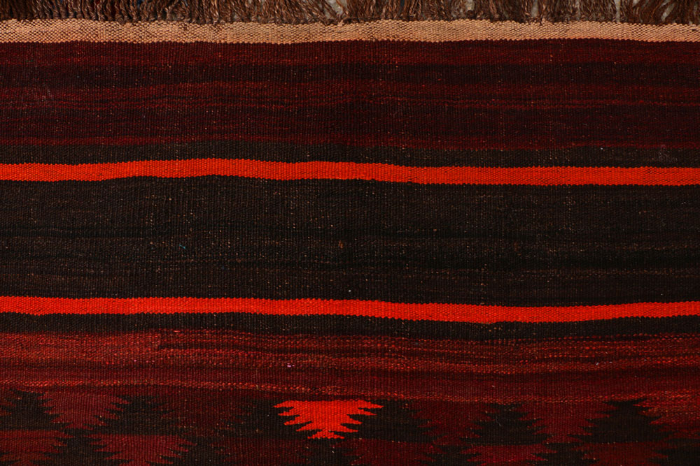Maroon Kilim 4' 8 x 14' 4 - No. 39596 - ALRUG Rug Store