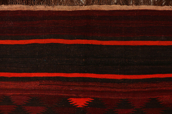 Maroon Kilim 4' 8 x 14' 4 - No. 39596 - ALRUG Rug Store