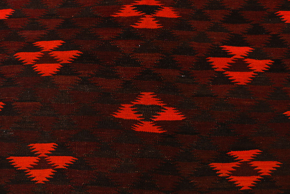 Maroon Kilim 4' 8 x 14' 4 - No. 39596 - ALRUG Rug Store