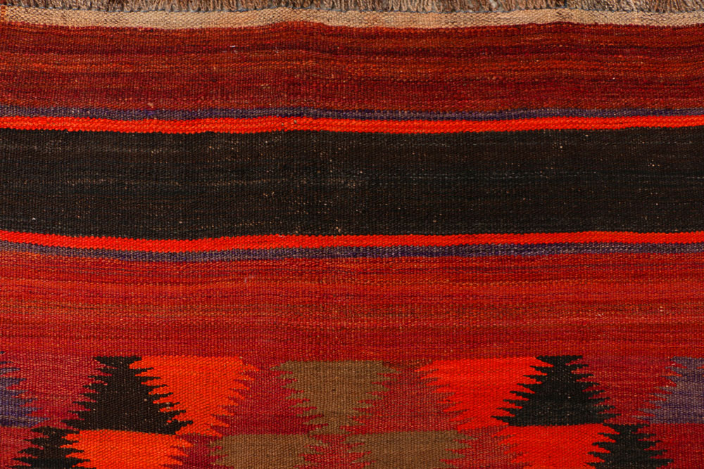 Multi Colored Kilim 3' 11 x 10' 3 - No. 39597 - ALRUG Rug Store