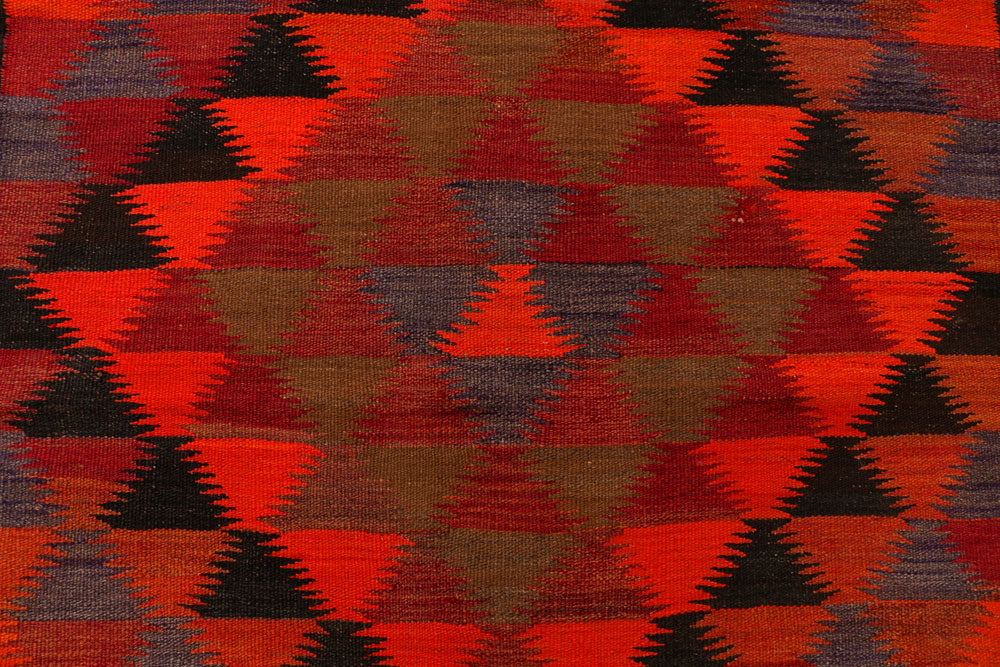 Multi Colored Kilim 3' 11 x 10' 3 - No. 39597 - ALRUG Rug Store