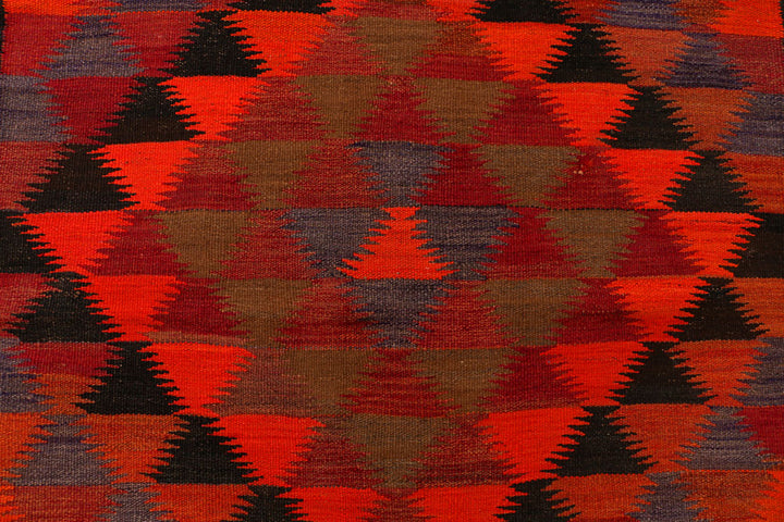 Multi Colored Kilim 3' 11 x 10' 3 - No. 39597 - ALRUG Rug Store