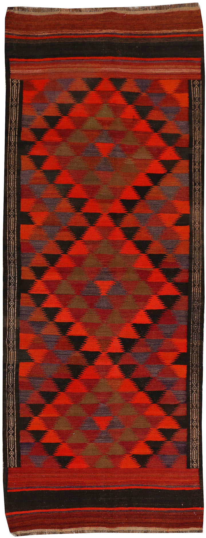 Multi Colored Kilim 3' 11 x 10' 3 - No. 39597 - ALRUG Rug Store