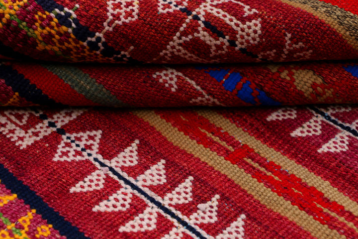 Multi Colored Kilim 4' 2 x 10' 10 - No. 39599 - ALRUG Rug Store