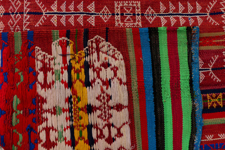 Multi Colored Kilim 4' 2 x 10' 10 - No. 39599 - ALRUG Rug Store