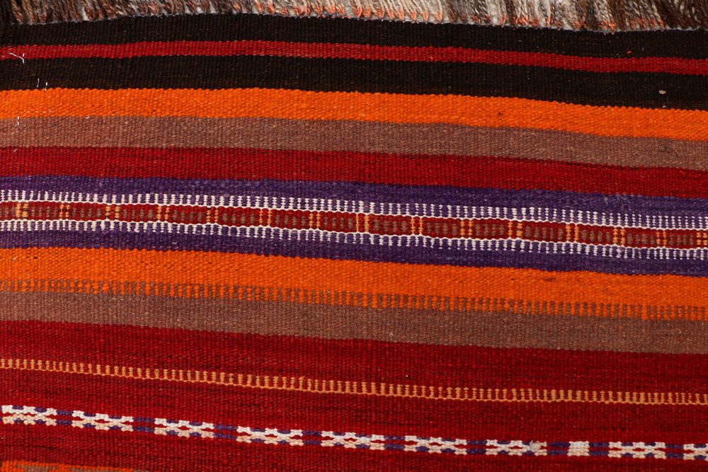 Multi Colored Kilim 3' 11 x 10' 6 - No. 39601 - ALRUG Rug Store