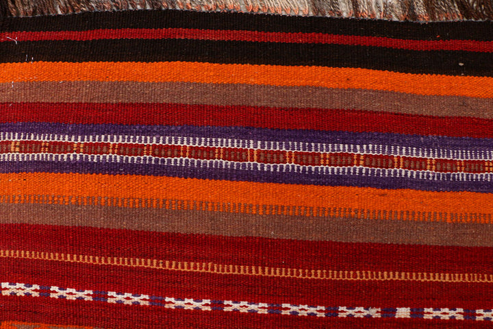 Multi Colored Kilim 3' 11 x 10' 6 - No. 39601 - ALRUG Rug Store