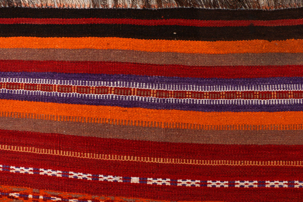 Multi Colored Kilim 3' 11 x 10' 6 - No. 39601 - ALRUG Rug Store