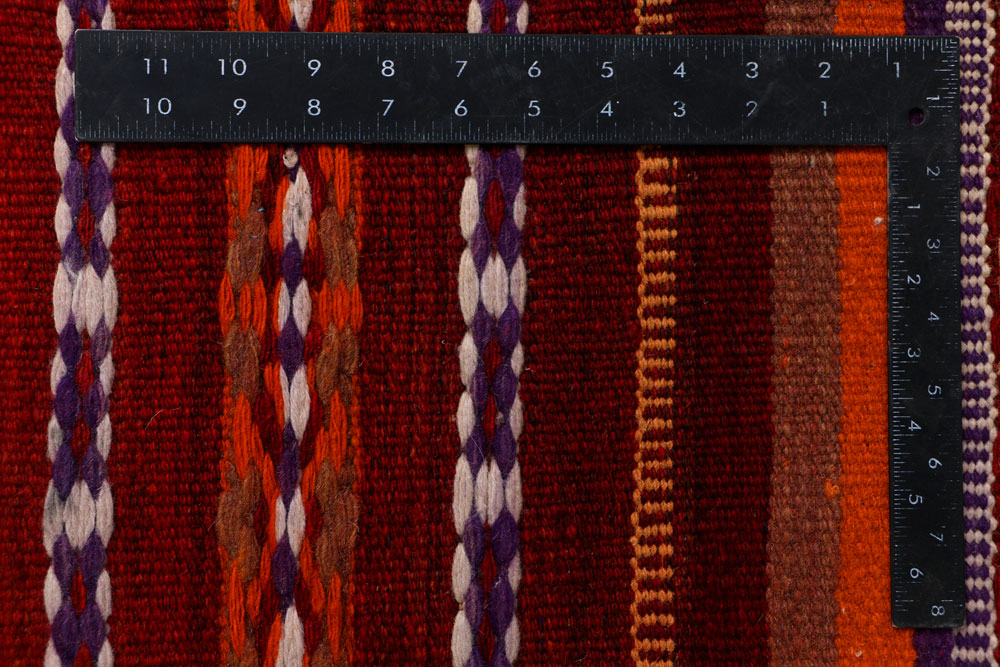 Multi Colored Kilim 3' 11 x 10' 6 - No. 39601 - ALRUG Rug Store