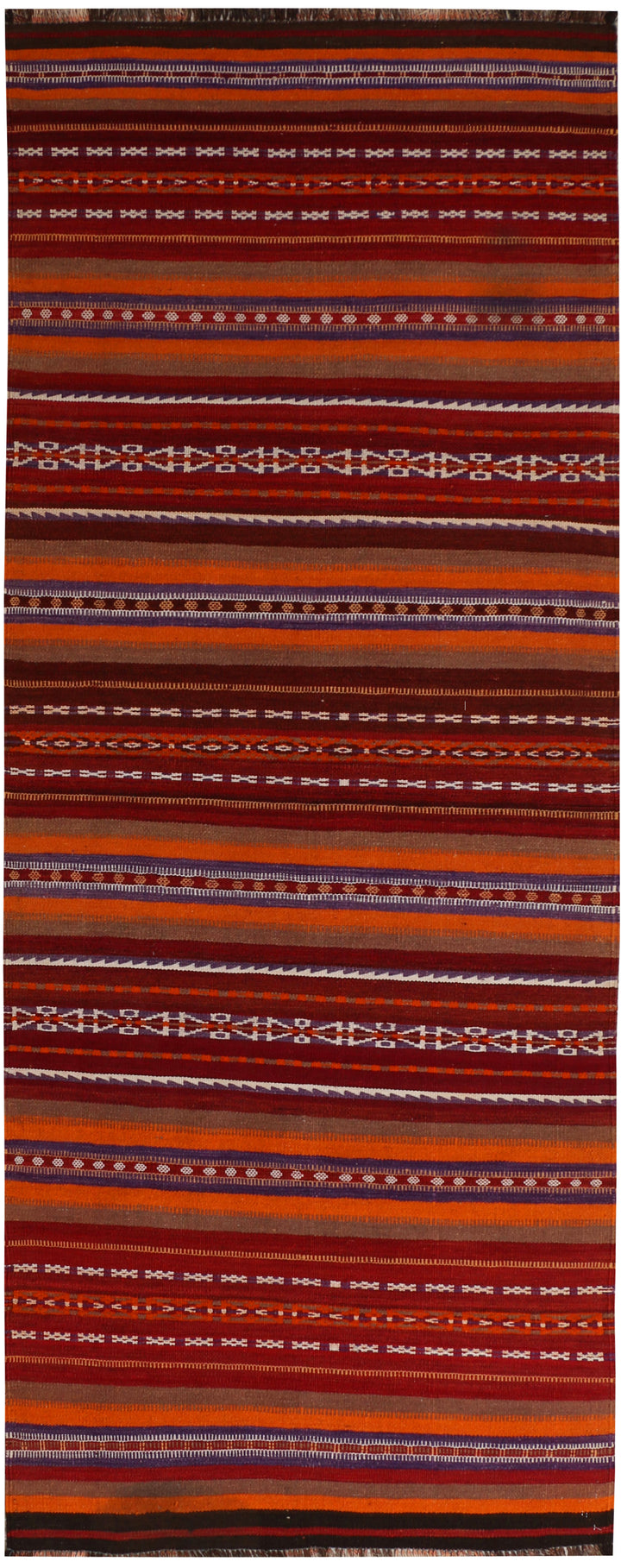 Multi Colored Kilim 3' 11 x 10' 6 - No. 39601 - ALRUG Rug Store