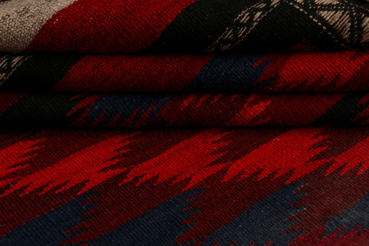 Maroon Kilim 4' 7 x 14' 4 - No. 39603 - ALRUG Rug Store