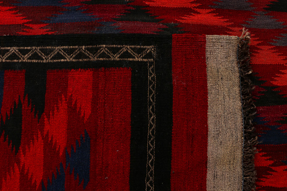 Maroon Kilim 4' 7 x 14' 4 - No. 39603 - ALRUG Rug Store