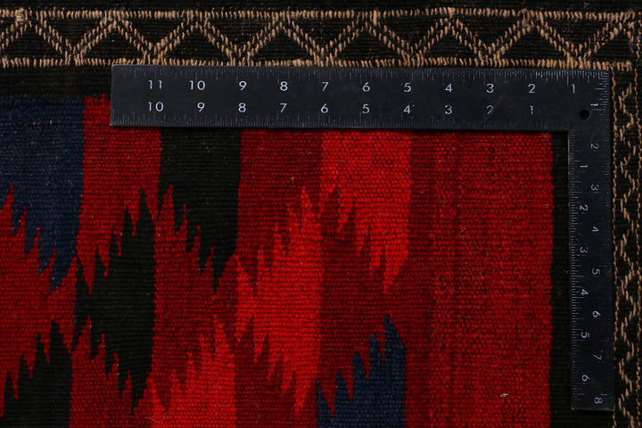 Maroon Kilim 4' 7 x 14' 4 - No. 39603 - ALRUG Rug Store