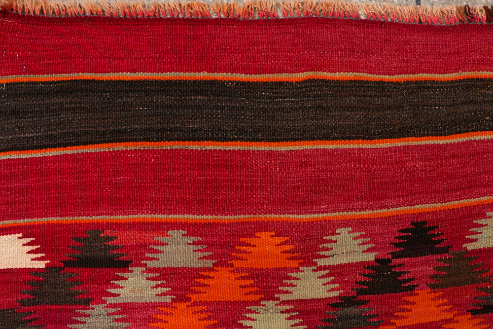 Crimson Kilim 4' 10 x 15' 8 - No. 39604 - ALRUG Rug Store
