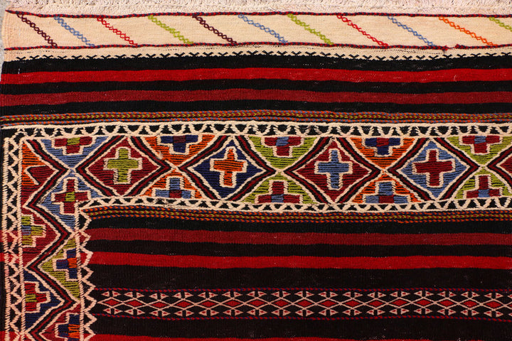 Multi Colored Kilim 6' 3 x 9' 10 - No. 39605 - ALRUG Rug Store