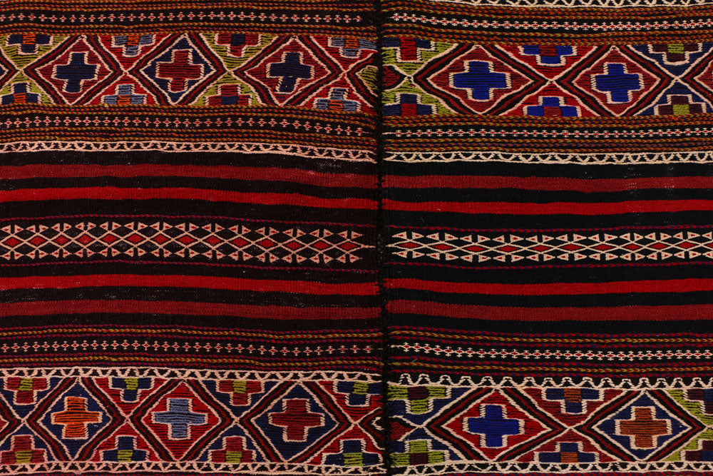 Multi Colored Kilim 6' 3 x 9' 10 - No. 39605 - ALRUG Rug Store