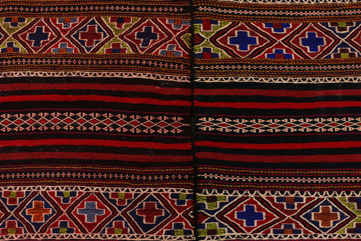 Multi Colored Kilim 6' 3 x 9' 10 - No. 39605 - ALRUG Rug Store