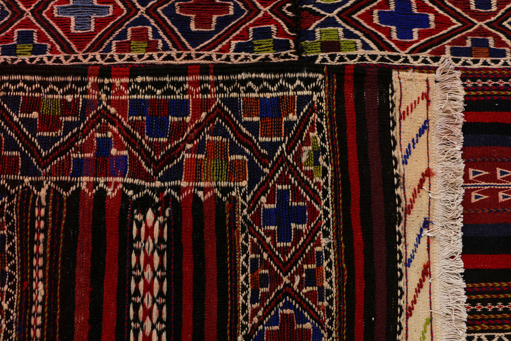 Multi Colored Kilim 6' 3 x 9' 10 - No. 39605 - ALRUG Rug Store
