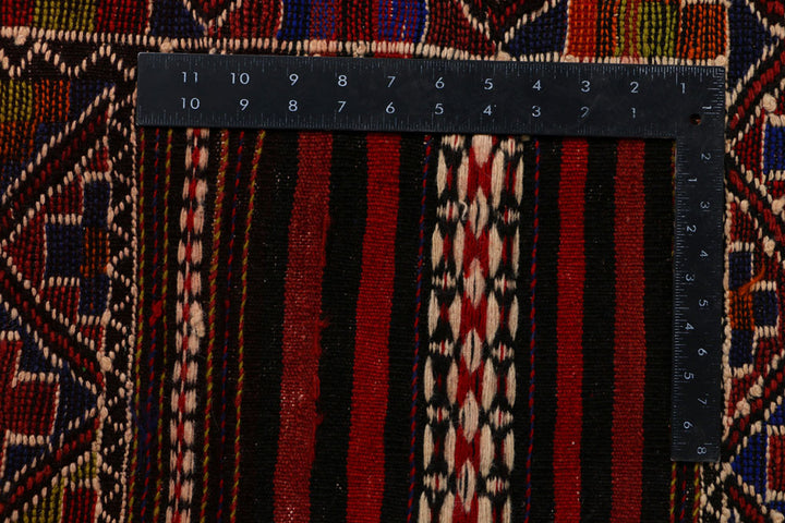 Multi Colored Kilim 6' 3 x 9' 10 - No. 39605 - ALRUG Rug Store