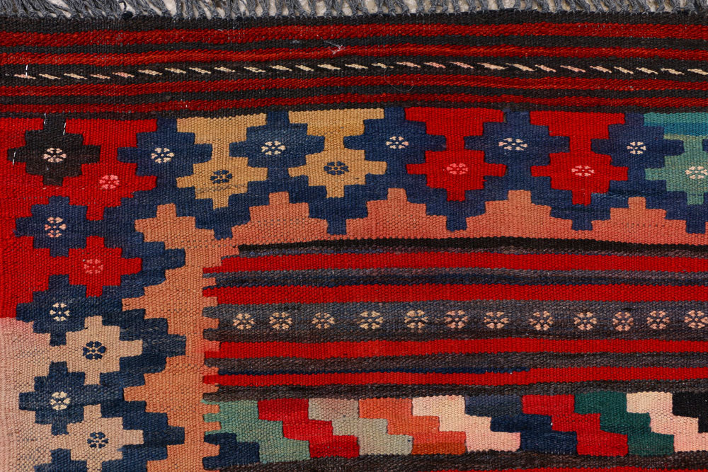 Multi Colored Kilim 2' 8 x 9' 7 - No. 39609 - ALRUG Rug Store