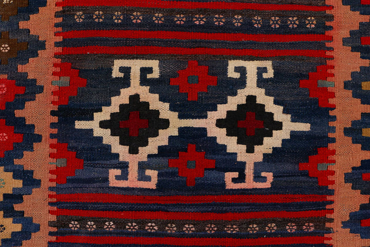 Multi Colored Kilim 2' 8 x 9' 7 - No. 39609 - ALRUG Rug Store