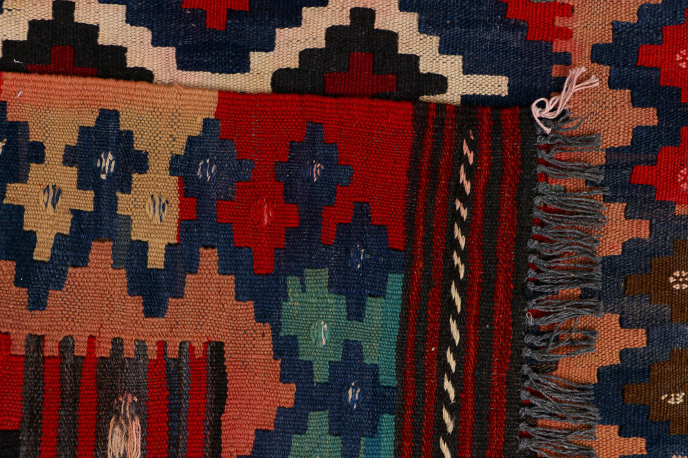 Multi Colored Kilim 2' 8 x 9' 7 - No. 39609 - ALRUG Rug Store