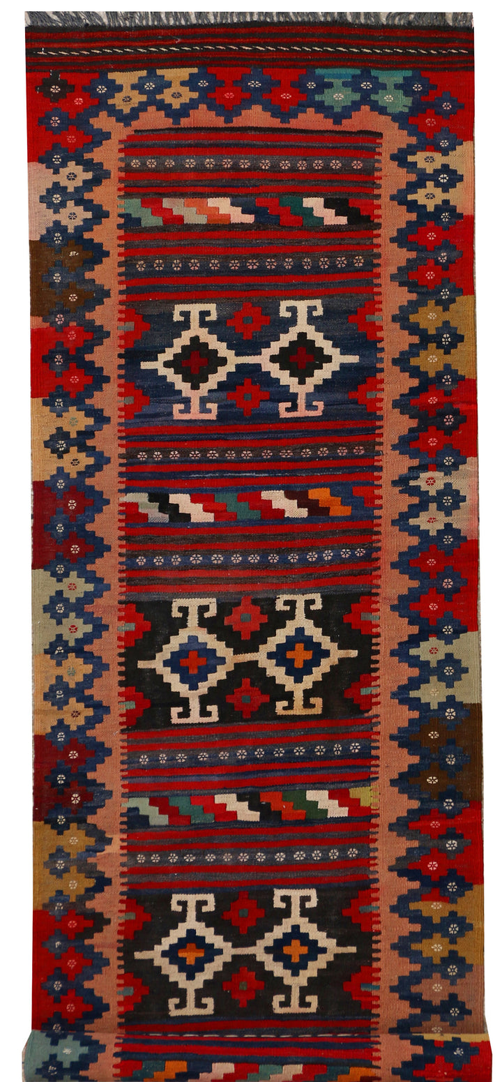 Multi Colored Kilim 2' 8 x 9' 7 - No. 39609 - ALRUG Rug Store