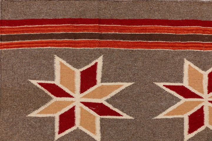 Burlywood Kilim 4' 11 x 6' 9 - No. 39613 - ALRUG Rug Store