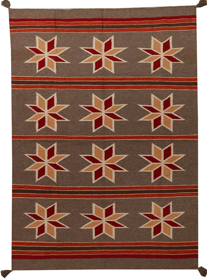 Burlywood Kilim 4' 11 x 6' 9 - No. 39613 - ALRUG Rug Store