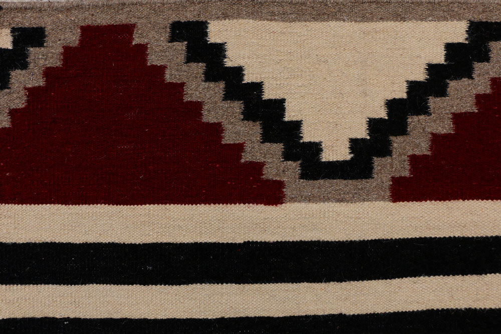 Maroon Kilim 3' x 4' 10 - No. 39619 - ALRUG Rug Store