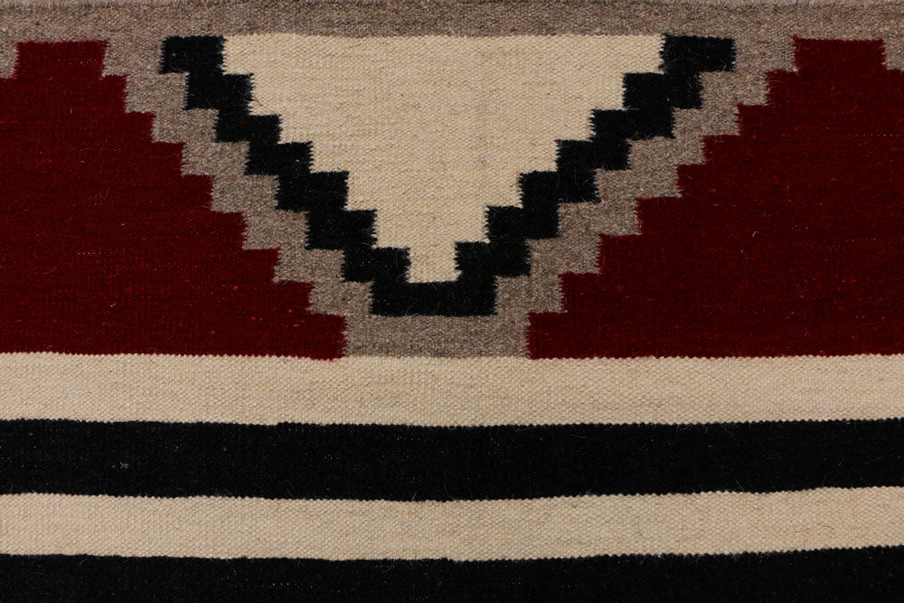 Maroon Kilim 3' x 4' 10 - No. 39619 - ALRUG Rug Store