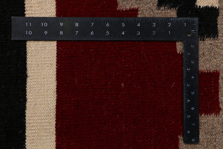 Maroon Kilim 3' x 4' 10 - No. 39619 - ALRUG Rug Store