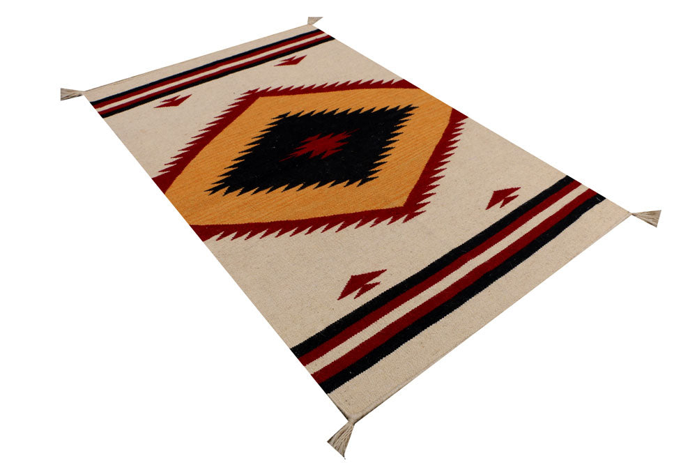 Bisque Kilim 2' 6 x 3' 11 - No. 39621 - ALRUG Rug Store