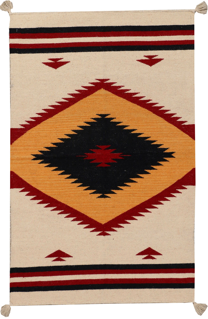 Bisque Kilim 2' 6 x 3' 11 - No. 39621 - ALRUG Rug Store