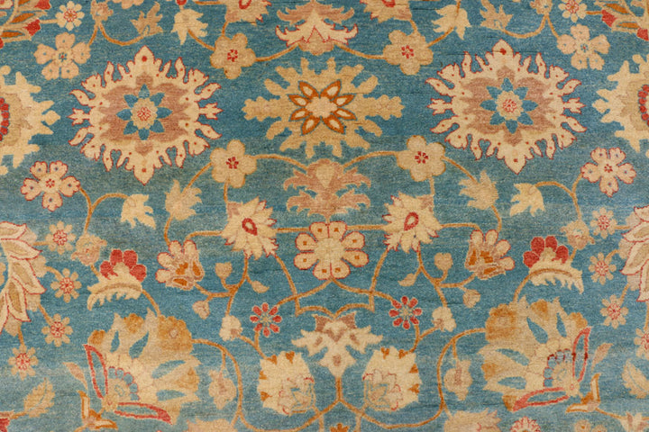 Cadet Blue Mahal 6' 2 x 8' 10 - No. 39815 - ALRUG Rug Store