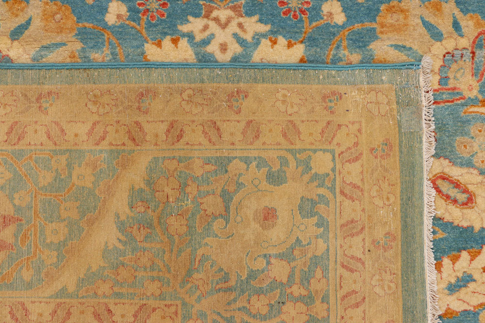 Cadet Blue Mahal 6' 2 x 8' 10 - No. 39815 - ALRUG Rug Store