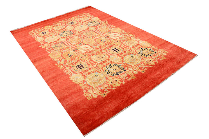 Red Mahal 6' 2 x 8' 10 - No. 39816 - ALRUG Rug Store