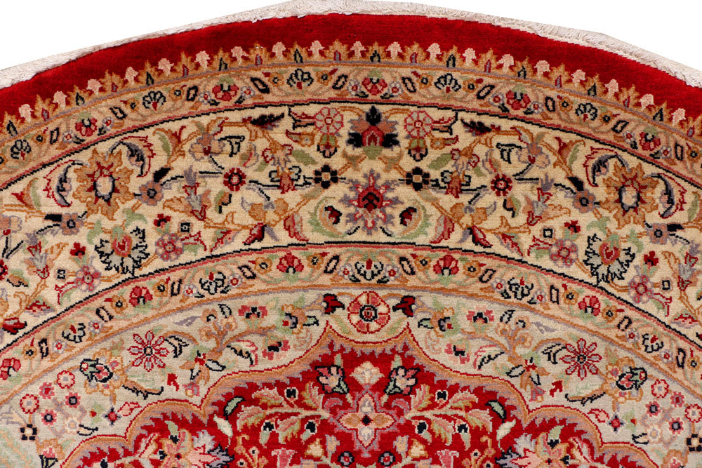 Firebrick Kashan 6' 7 x 6' 7 - No. 39818 - ALRUG Rug Store