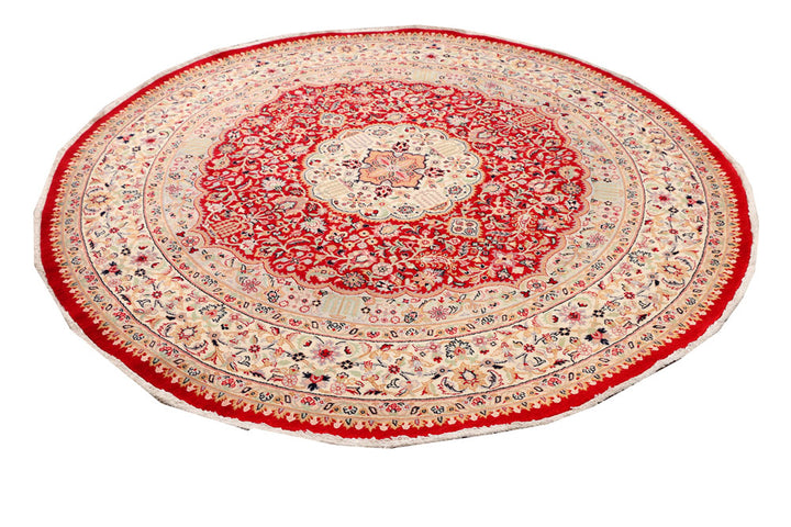 Firebrick Kashan 6' 7 x 6' 7 - No. 39818 - ALRUG Rug Store
