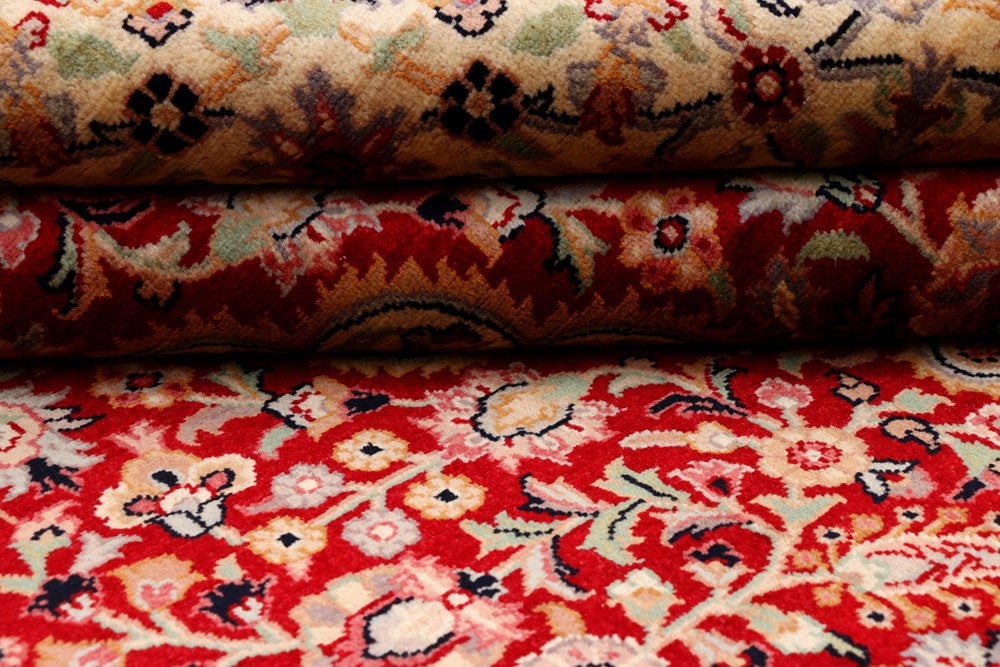 Firebrick Kashan 6' 7 x 6' 7 - No. 39818 - ALRUG Rug Store