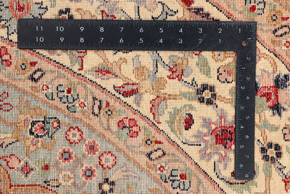 Firebrick Kashan 6' 7 x 6' 7 - No. 39818 - ALRUG Rug Store