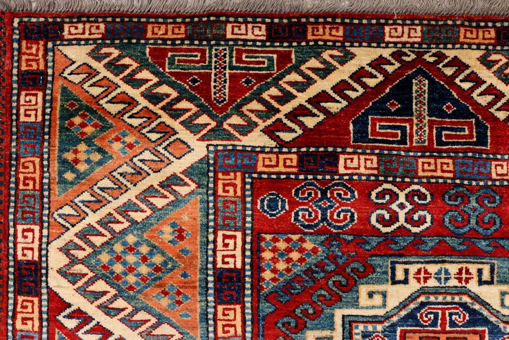 Multi Colored Kazak 6' 2 x 8' 5 - No. 39819 - ALRUG Rug Store