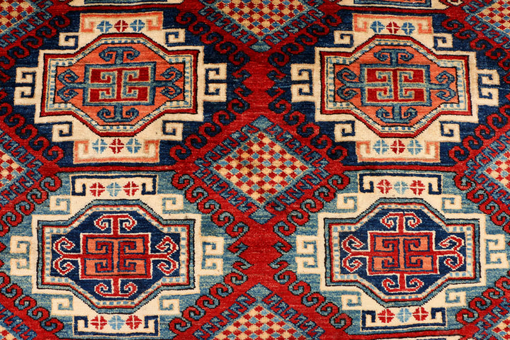 Multi Colored Kazak 6' 2 x 8' 5 - No. 39819 - ALRUG Rug Store
