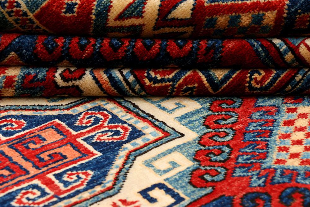 Multi Colored Kazak 6' 2 x 8' 5 - No. 39819 - ALRUG Rug Store
