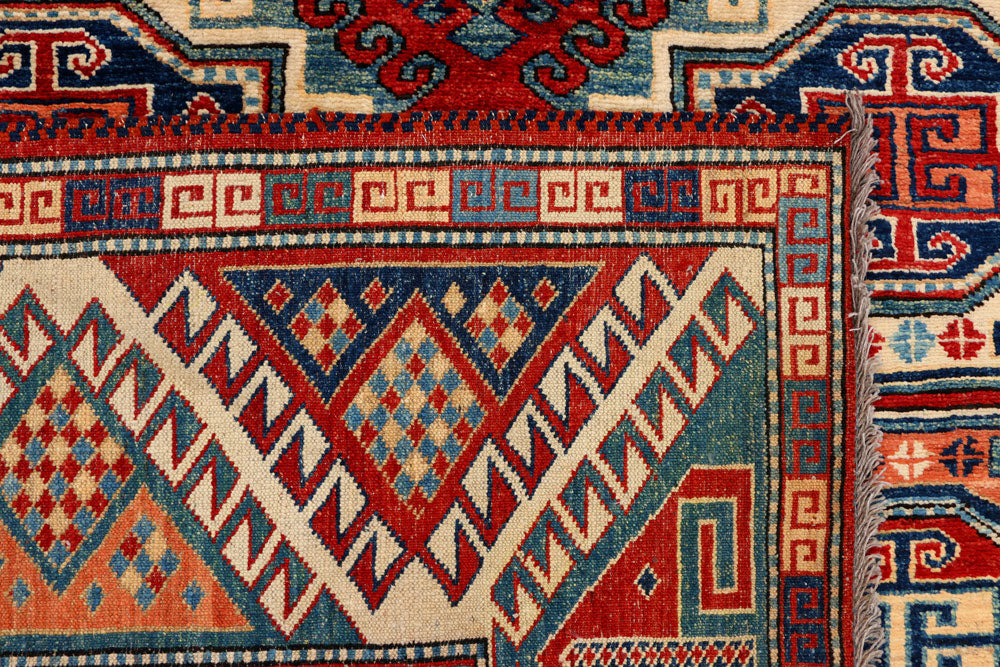 Multi Colored Kazak 6' 2 x 8' 5 - No. 39819 - ALRUG Rug Store