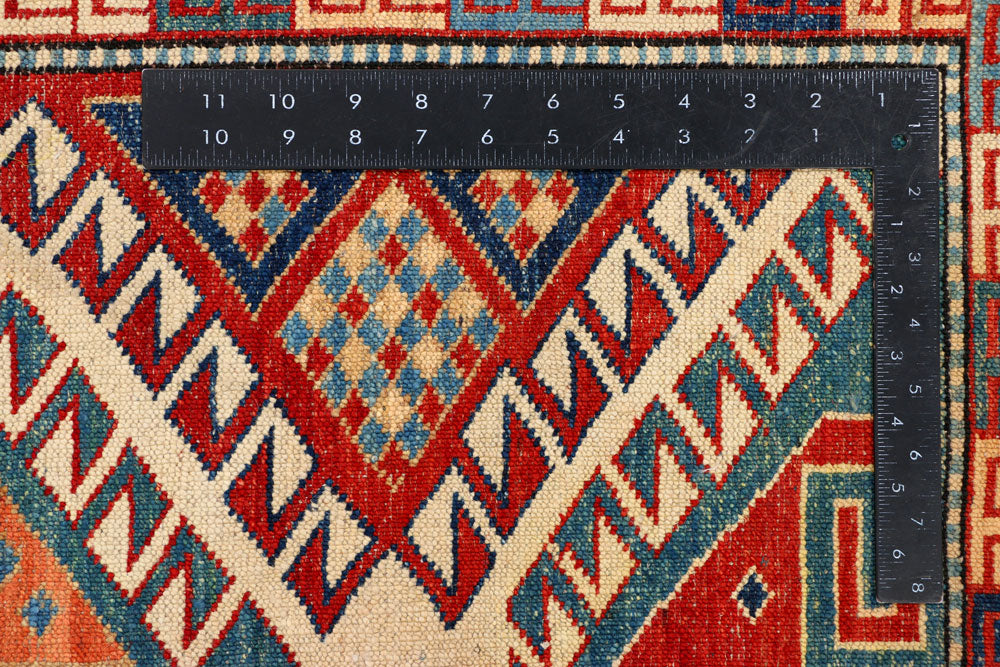 Multi Colored Kazak 6' 2 x 8' 5 - No. 39819 - ALRUG Rug Store