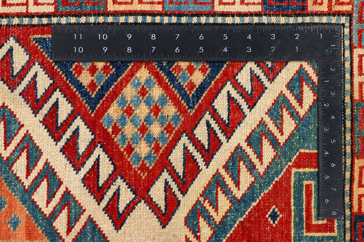 Multi Colored Kazak 6' 2 x 8' 5 - No. 39819 - ALRUG Rug Store